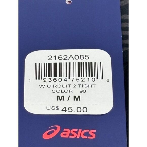 Asics Womens Circuit 2 Tight Yoga Pants, Style # 2162A085, Black, Sz. M - Picture 8 of 10